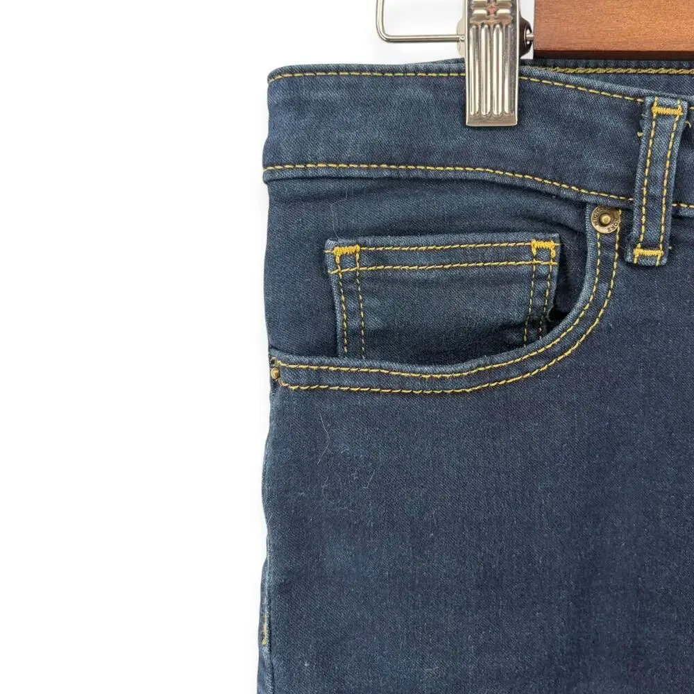 Michael Kors Izzy Cropped Skinny Jeans Women’s Size 10 Dark Wash Mid Rise Denim